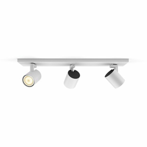 Philips Hue 53093/31/P6 LED přisazená stropní bodová lampa Runner 3x5,5W | GU10 | 2200-6500K - Bluetooth, s dálkovým ovládáním