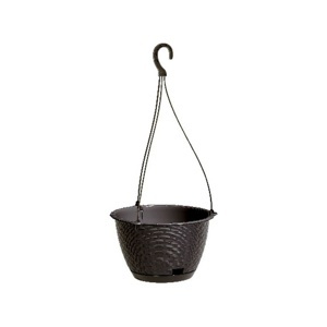 PROSPERPLAST RATOLLA ROUND W Kvetináč závesný 21,7cm, antracit DRLW215