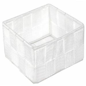 Compactor Úložný organizér do zásuvky Compactor TEX - košík S, 12 x 12 x 7 cm, bílý, S