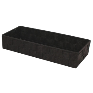 Compactor Úložný organizér do zásuvky Compactor TEX - košík L, 30 x 12 x 7 cm, čokoládový, L