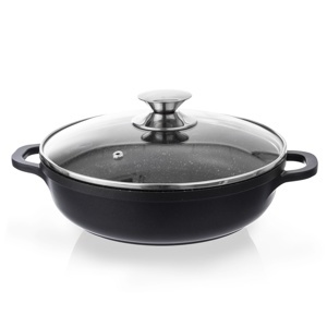 Kastrol GRANDE pr. 28 cm skleněná poklice