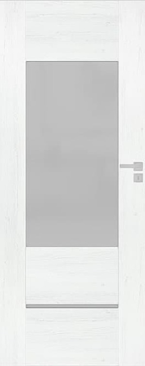 Interiérové dveře Naturel AURA pravé 80 cm borovice bílá AURA3BB80PB