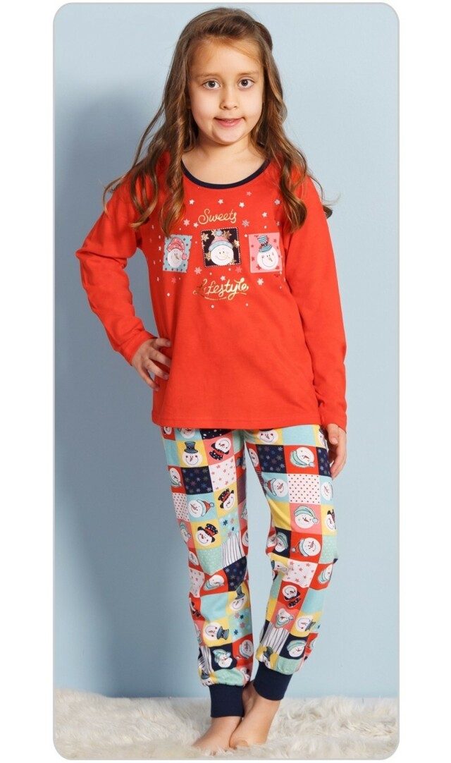 Dětské pyžamo dlouhé Vánoce