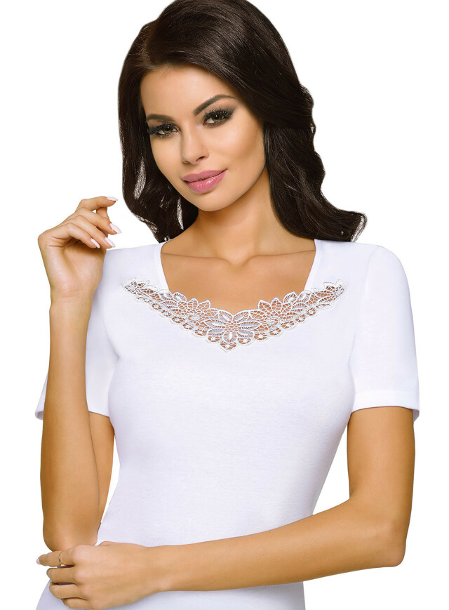 Dámská blůzka Emili Flora S-3XL - S - černá
