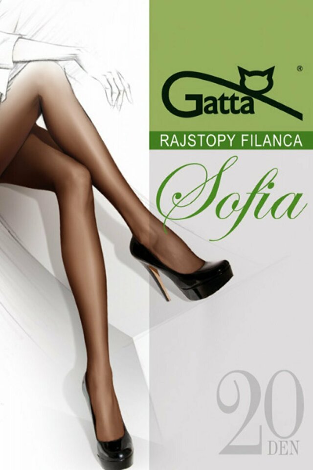 Dámské punčocháče Sofia mocca super - GATTA - 6 - mocca