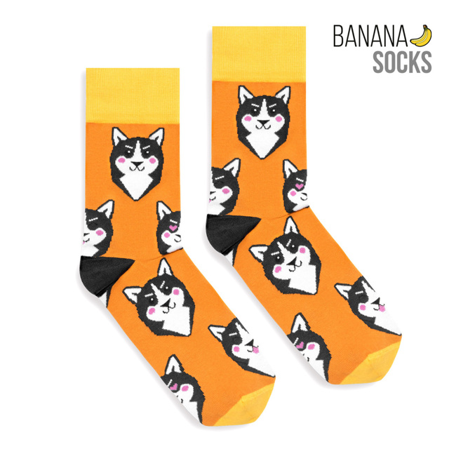 Banana Socks Ponožky Classic Husky - 36-41