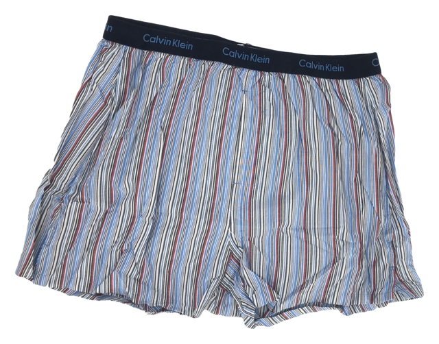Pánské trenýrky U1500A-43N - Calvin Klein - M - modrá-proužek