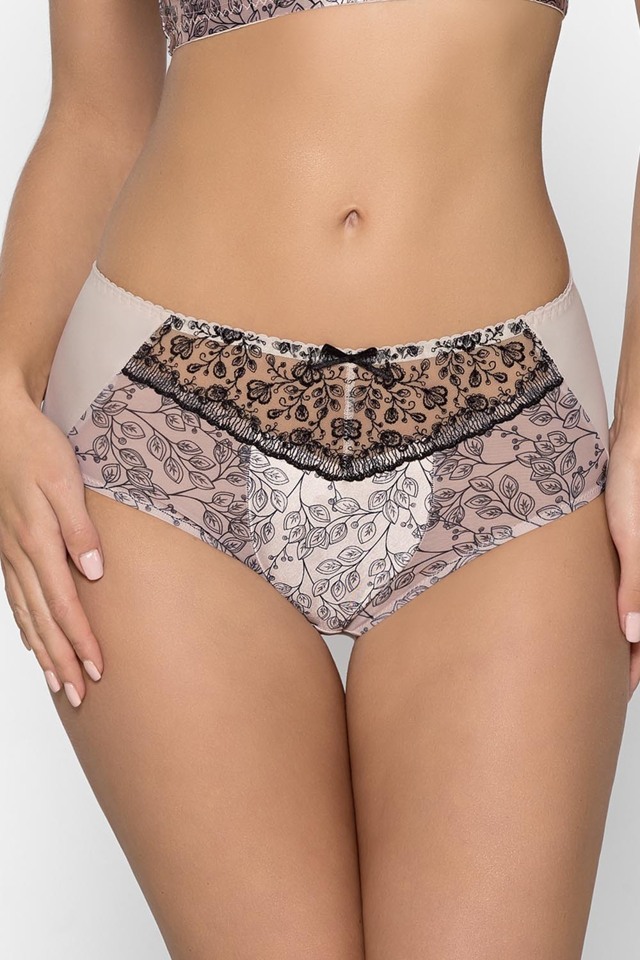 Dámské kalhotky Gaia 657P Lilianna - 4XL - porcelánový páv
