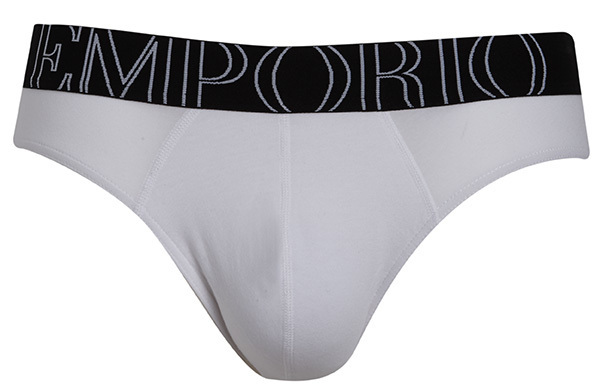 Slipy 110814 CC735 00010 bílá - Emporio Armani - L - bílá