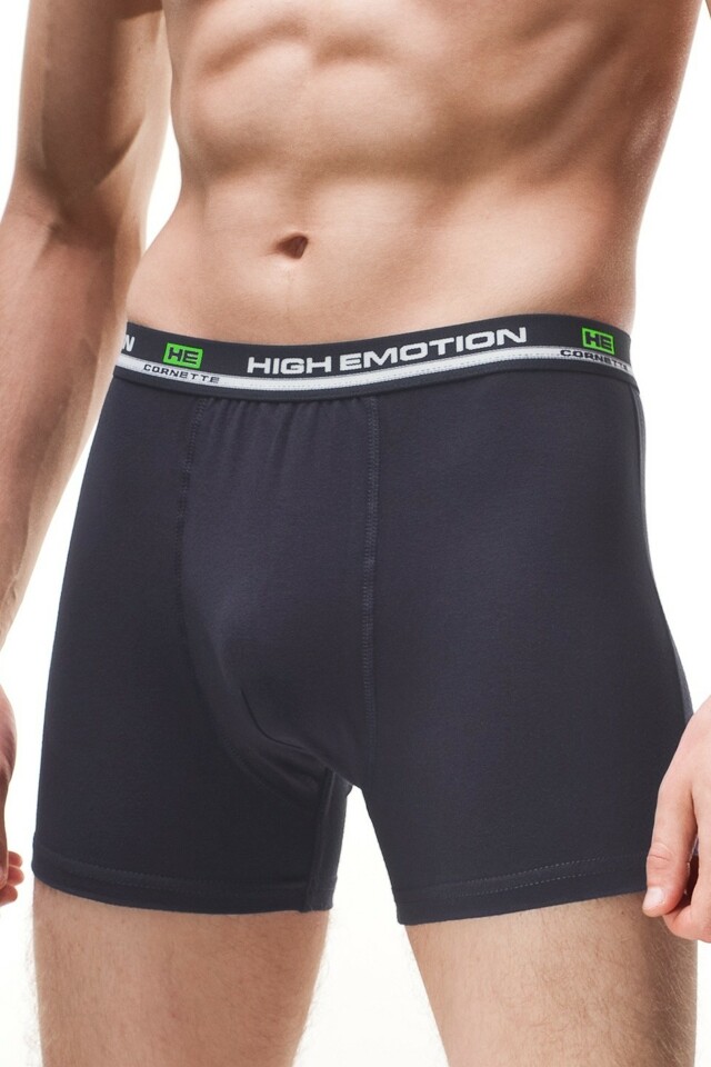 Boxerky pánské emotion tmavě šedé - S