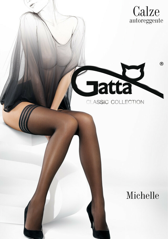 Punčochy Gatta |Michelle nr 02 lycra 20 den - 1-2 - černá