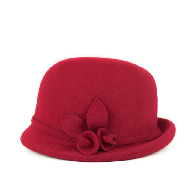 Dámský klobouk cz21816 tm. červená - Art of polo - OS
