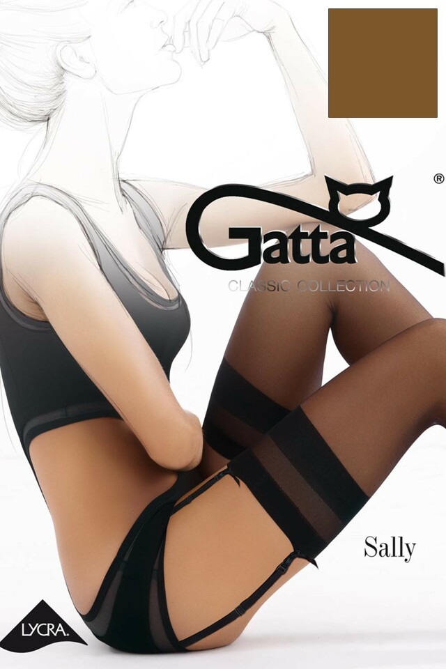 Punčochy k podvazkovému pásu Gatta Sally