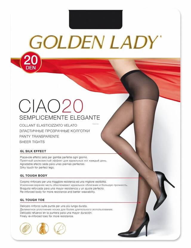 Punčochové kalhoty Golden Lady Ciao 20 den - 3-M - velbloud/odd.béžová