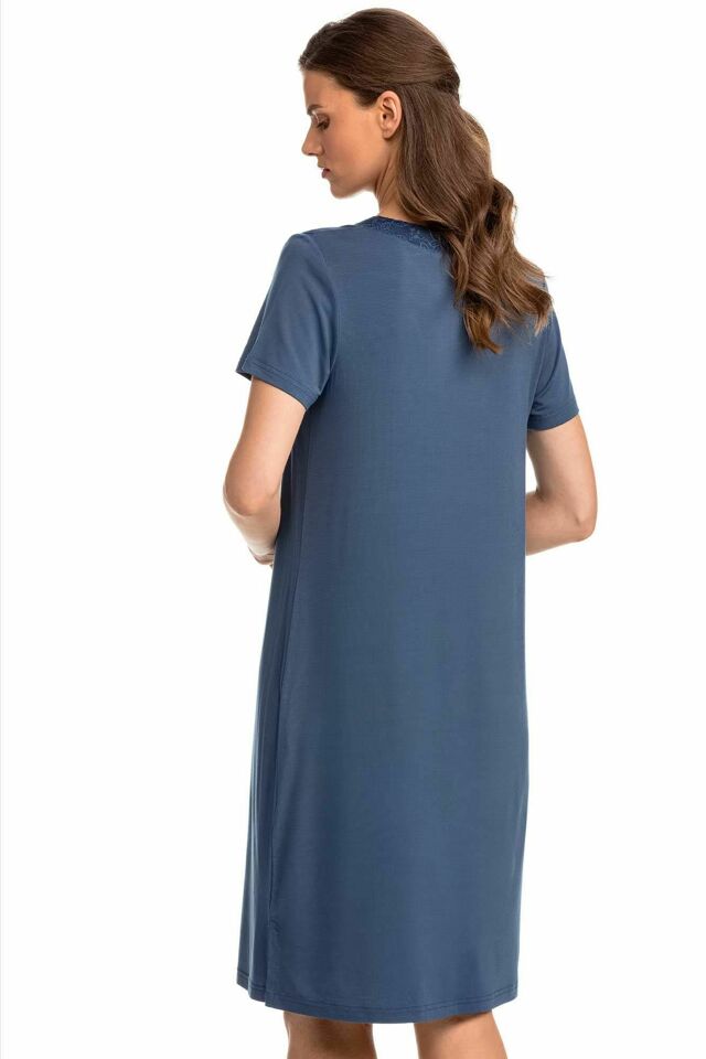 Dámská noční košile 14173 - XL - tmavě modrá