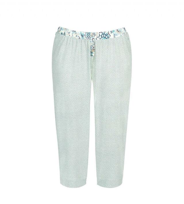 Dámské pyžamové kalhoty Mix and Match SS17 Trousers Capri - Triumph - 042 - pepermintově zelená (00GF)