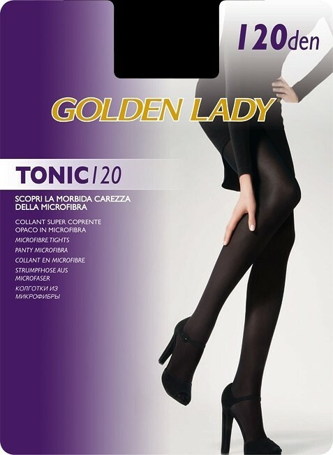 Dámské punčochové kalhoty Golden Lady Tonic 120 den - 2-S - nero/černá