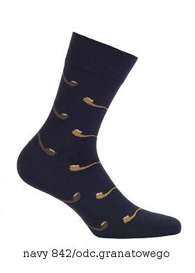 Pánské ponožky Wola Perfect Man vzorované W 94N03 Casual - 45-47 - popel