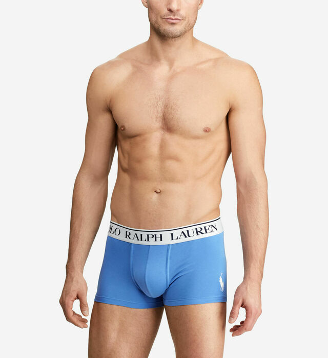 Boxerky 714753035023 modrá - Ralph Lauren