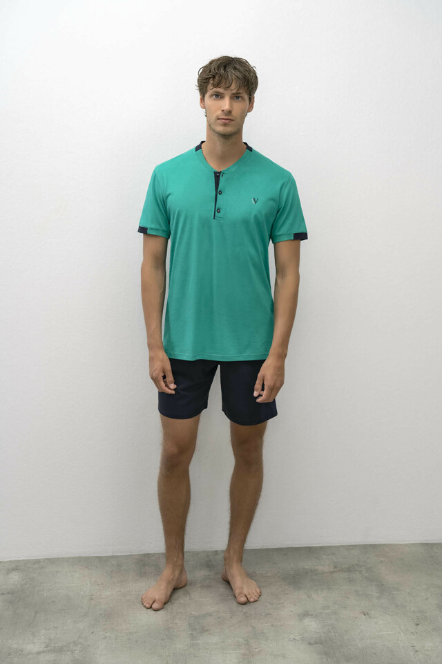 Pánské pyžamo 16665-594 - Vamp - M - zelená