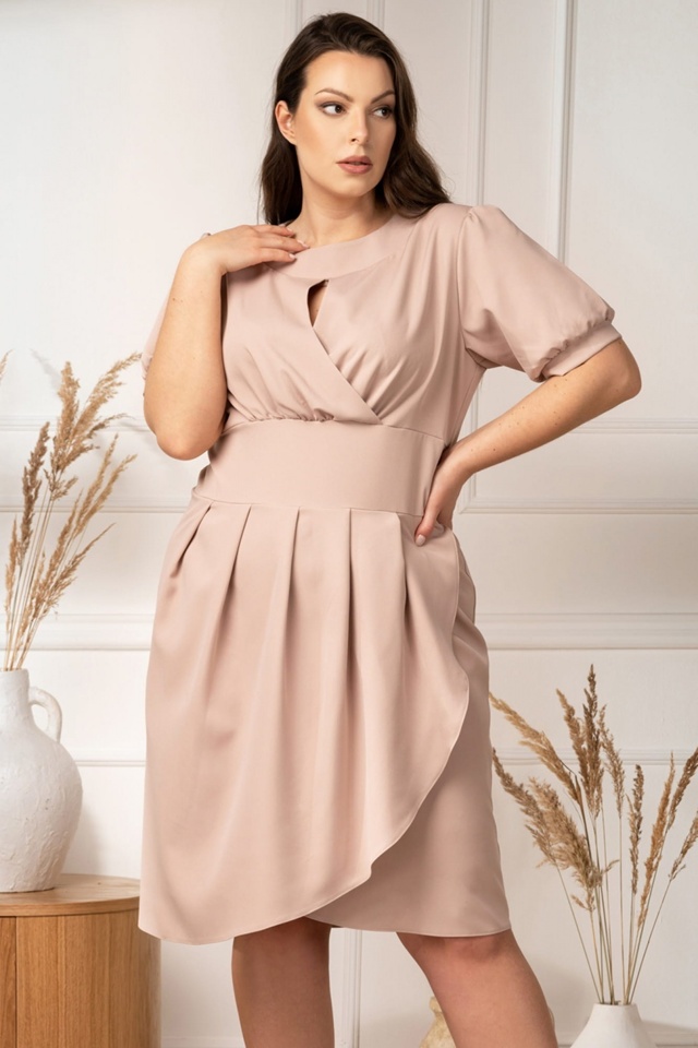 šaty plus size model 169159 Karko - 44