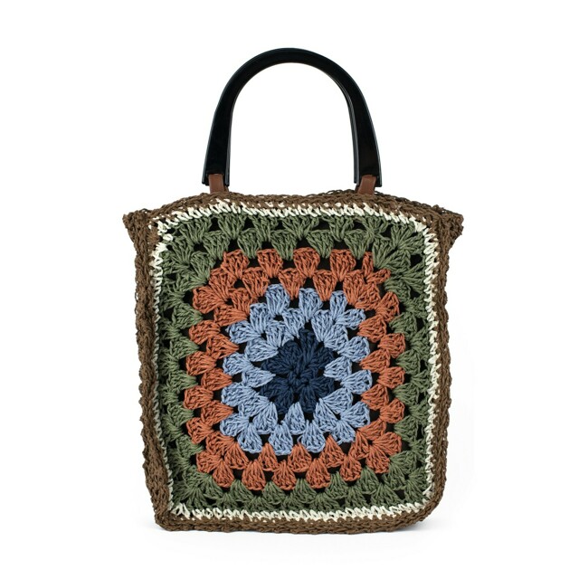 Dámská kabelka Art Of Polo Bag tr22162 Dark Beige/Multicolour - Nevhodné pro formát A4