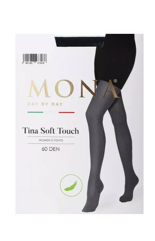 Dámské punčochové kalhoty Mona Tina Soft Touch 60 den 2-4 - 2-S - černá