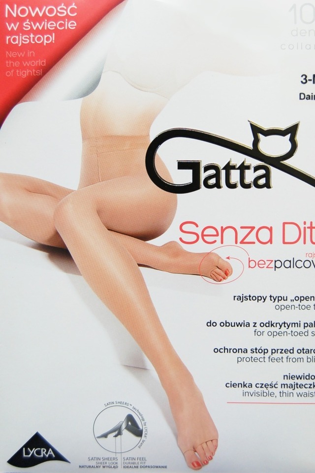 SENZA DITA - Punčochové kalhoty typu open toe - GATTA