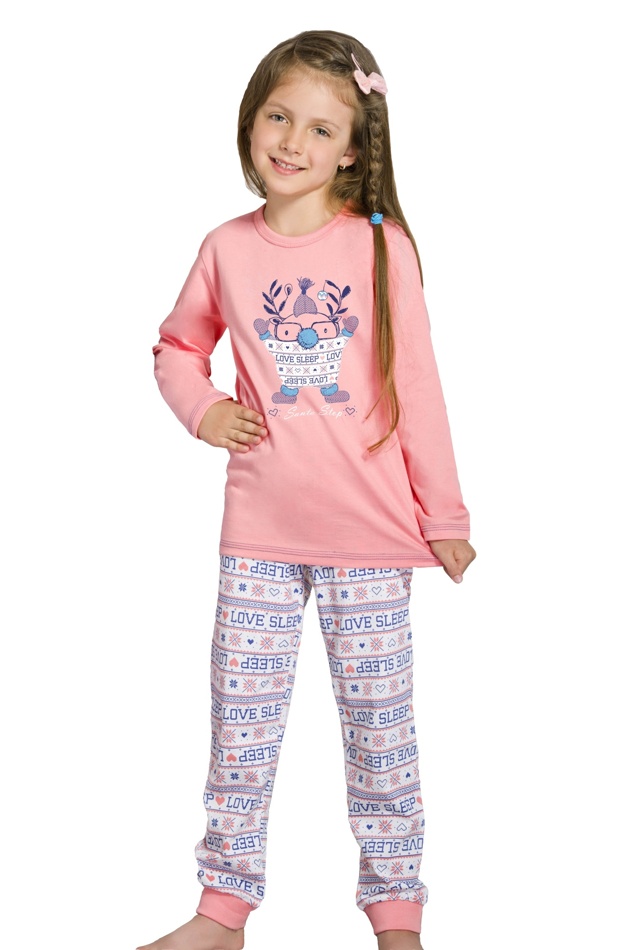 Dívčí  pyžamo Elza růžové skřítek