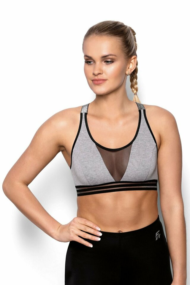 Fitness top Ariela grey - ELDAR - S - šedá