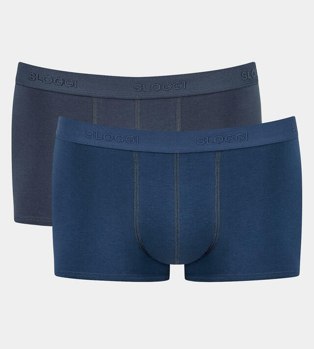 Boxerky Sloggi Men 24/7 Hipster C2P - 0006 - leskle šedá (00MY)