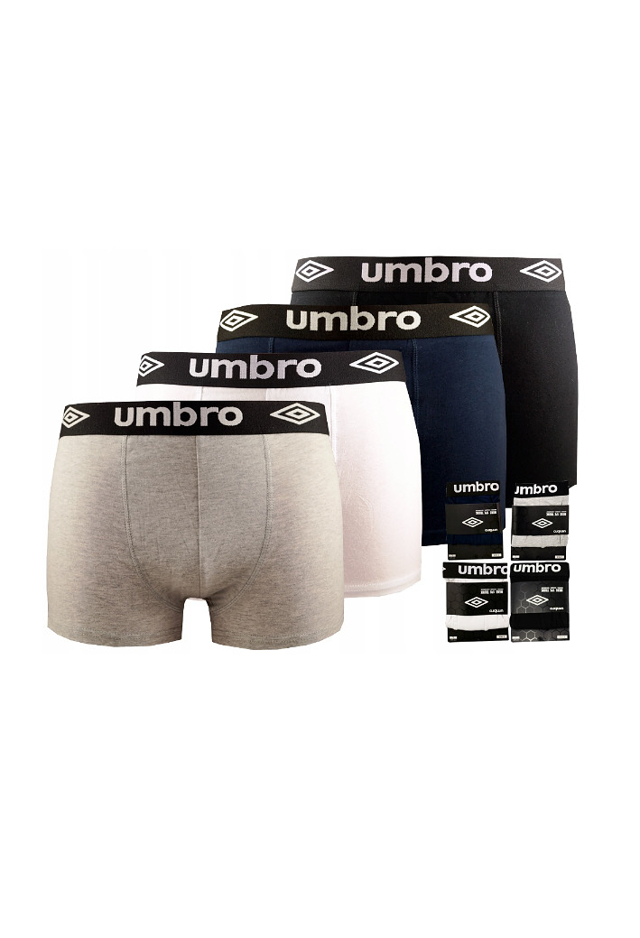 Pánské boxerky Umbro UMUM 0172 Mens Trunk - S - bílá