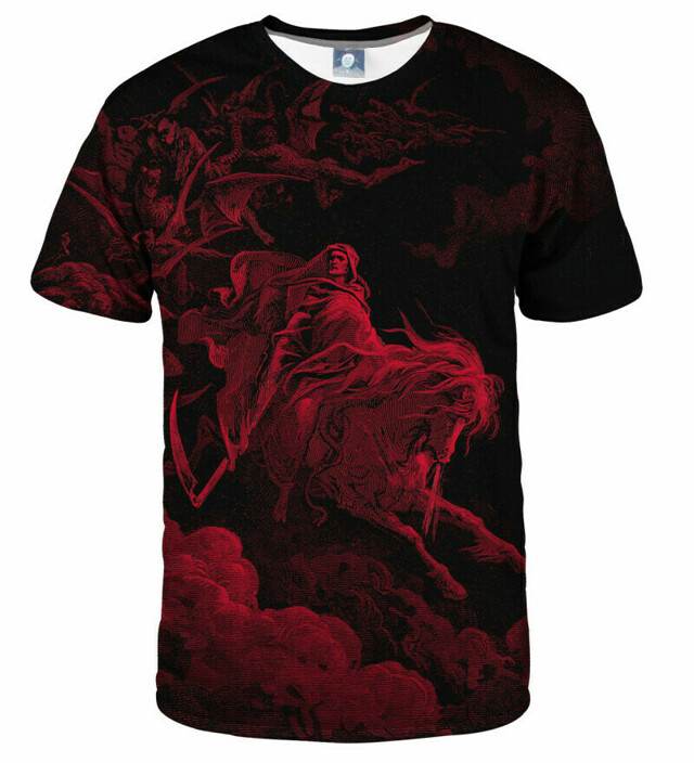 Aloha From Deer Blood Rider T-Shirt TSH AFD699 Červená barva - XS