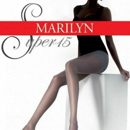 Dámské punčochy Super 15 - Marilyn - 2-S - bílá