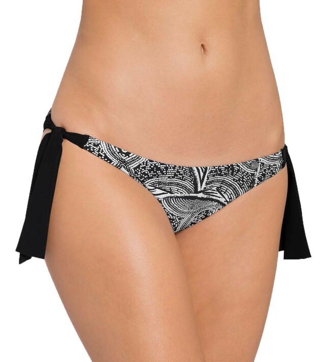 Spodní díl plavek Sloggi Swim Nightblue Pearls Tanga - 036 - světlá kombinace modré (M007)