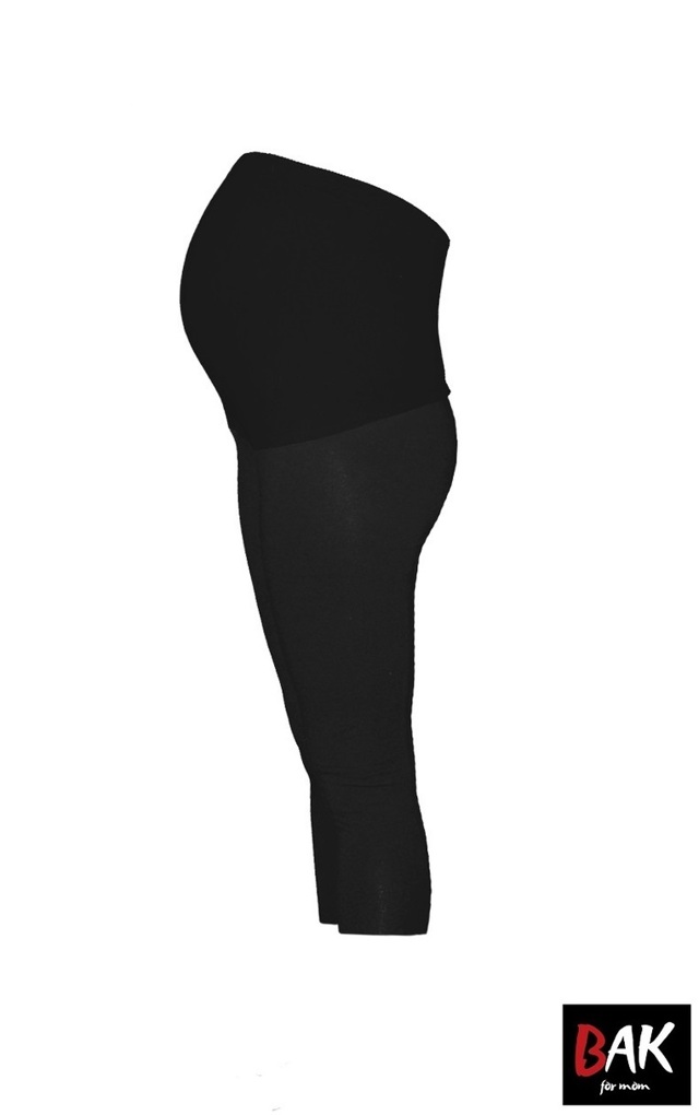 Těhotenské legíny 3/4 BAK MAMA LC01 - BAK - šedá-žíhaná - 2XL
