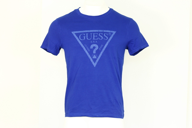 Pánské tričko F84I00JR03D - Guess - XXL - modrá