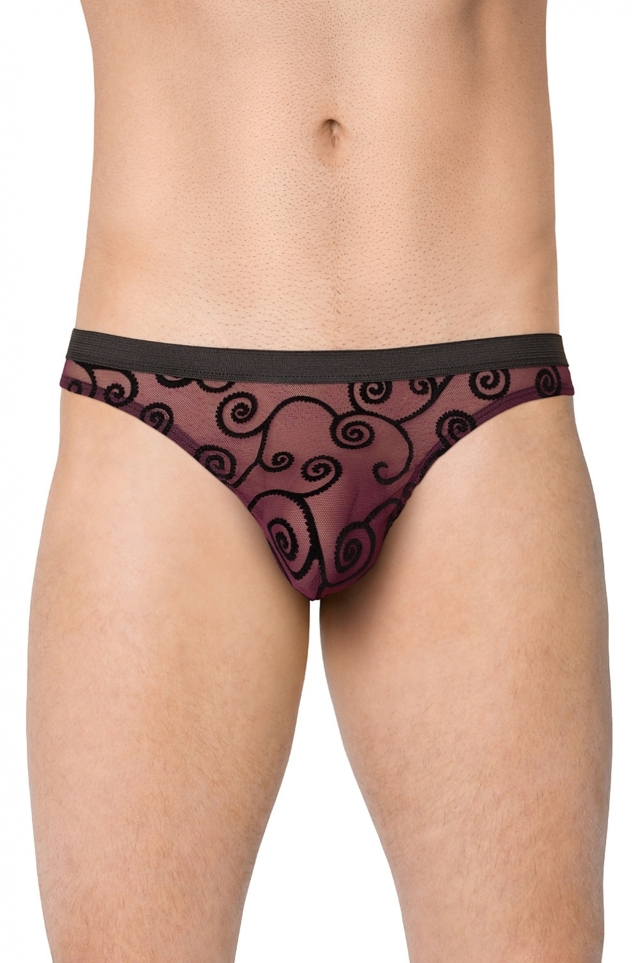 Pánská tanga 4522 - L - černá