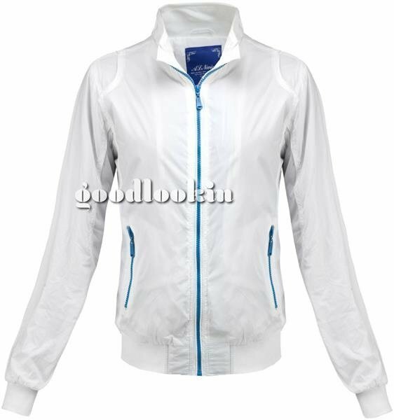 Bílá dámská větrovka AL NWICK (50320) - S (36) - bílá
