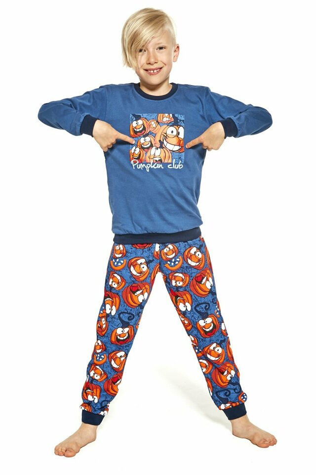 Chlapecké pyžamo 776/123 Pumpkin jeans - CORNETTE - 158/164 - džínová