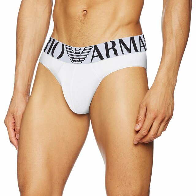 Slipy 110814 CC716 00010 bílá - Emporio Armani - L - bílá