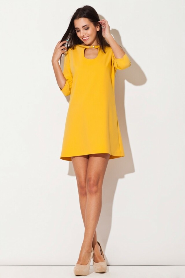 Dámské šaty K129 yellow