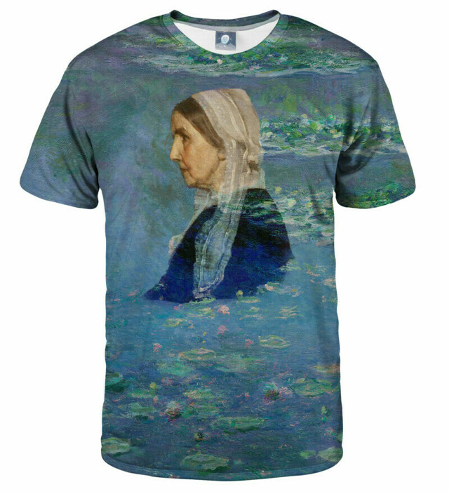Aloha From Deer Water Mother T-Shirt TSH AFD954 Blue - XS