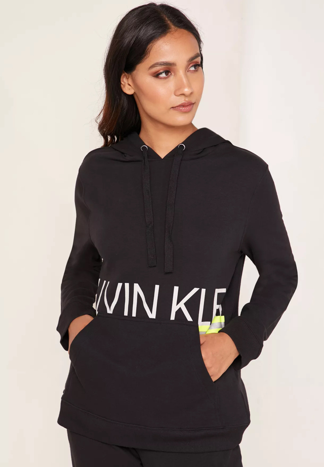 Dámská mikina QS6341E-001 černá - Calvin Klein - M - černá