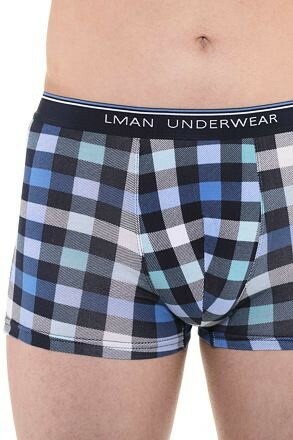 Boxerky pánské Lama 771SZ vzor káro - XL
