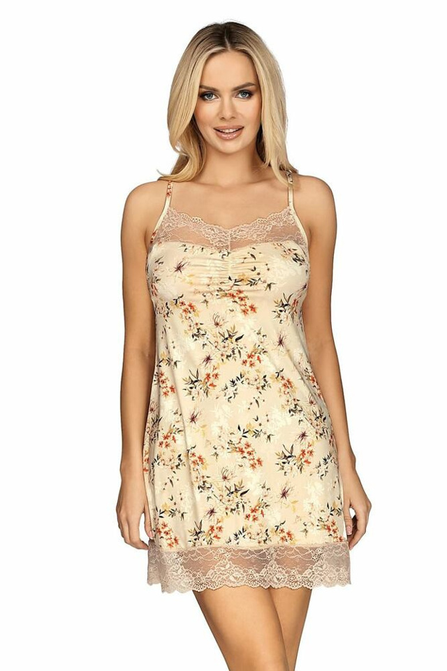Luxusní dámská košilka Vetana se vzorem květin - S