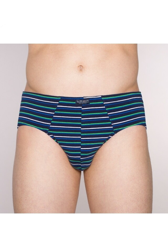 Pánské slipy Lama M 710 CL M-2XL A'2 - L - tmavě modrá-jeans