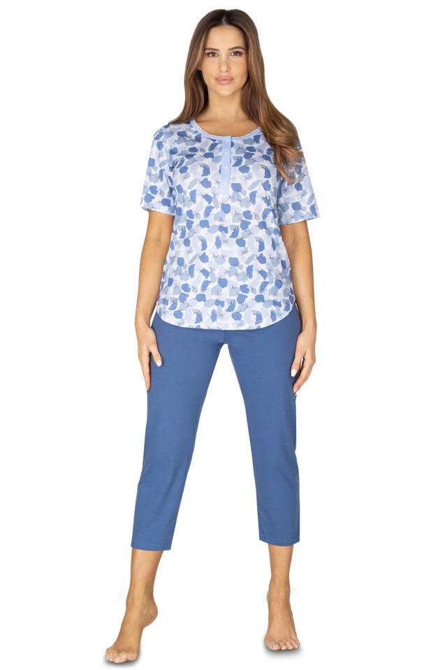 Dámské pyžamo 989 - modrá - M