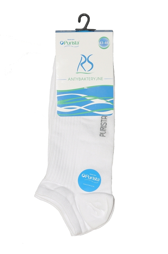 Pánské kotníkové ponožky Regina Socks Purista Antibakteriální - 39-42 - bílá