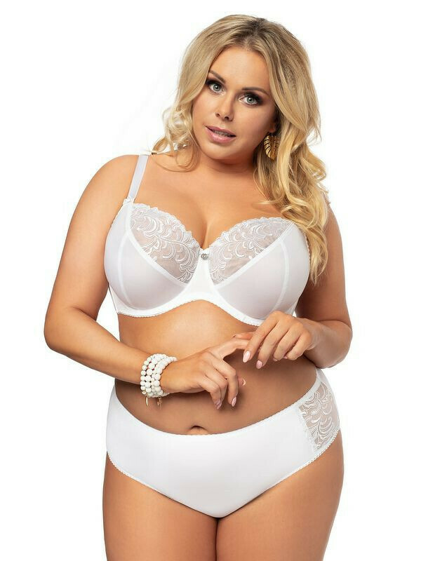 Kalhotky Victoria K379 White - Gorsenia - XXXXL